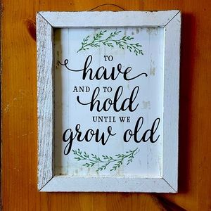 wedding gift or bridal shower decorative frame